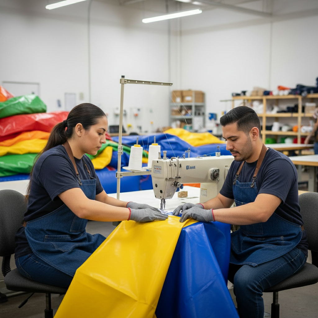 Fábrica de inflables en CDMX