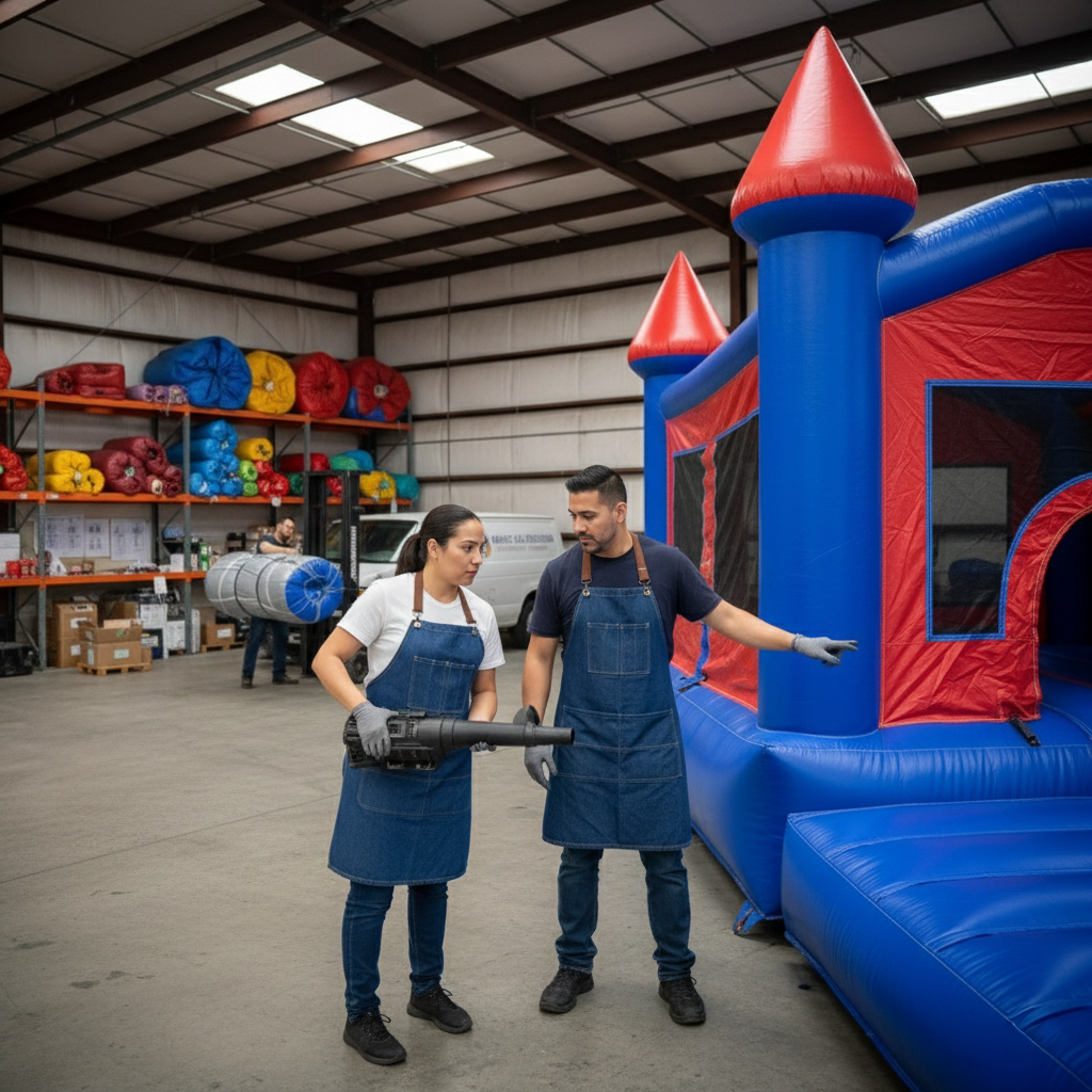 Fábrica de inflables en CDMX